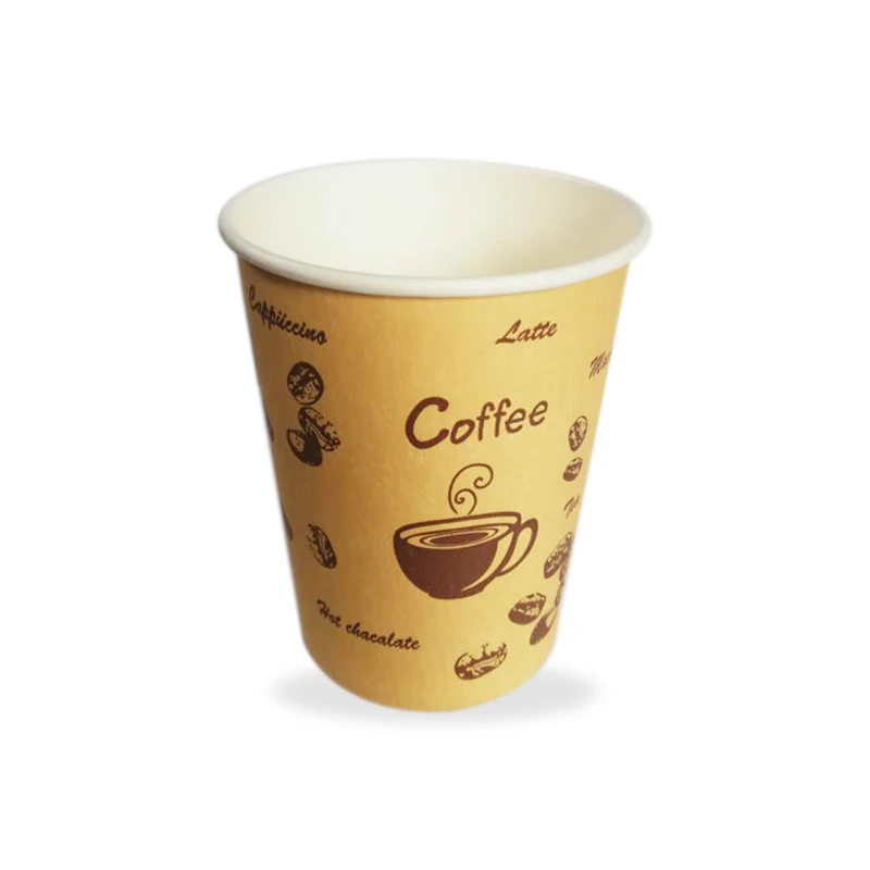 
Printed Logo Disposable Espresso Paper Coffee Mugs Paper Cup 