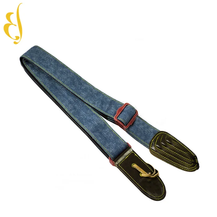 Knitted denim leather vintage electric guitar classic crossbody strap
