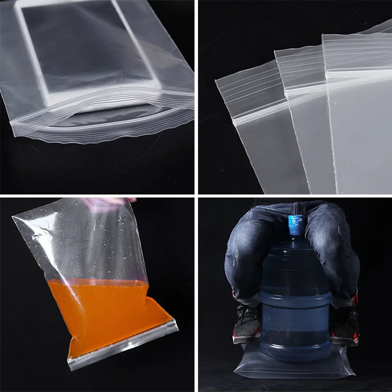 
China Tianjin manufacturer zip lock t-shirt plastic packaging strong ziplock bags 
