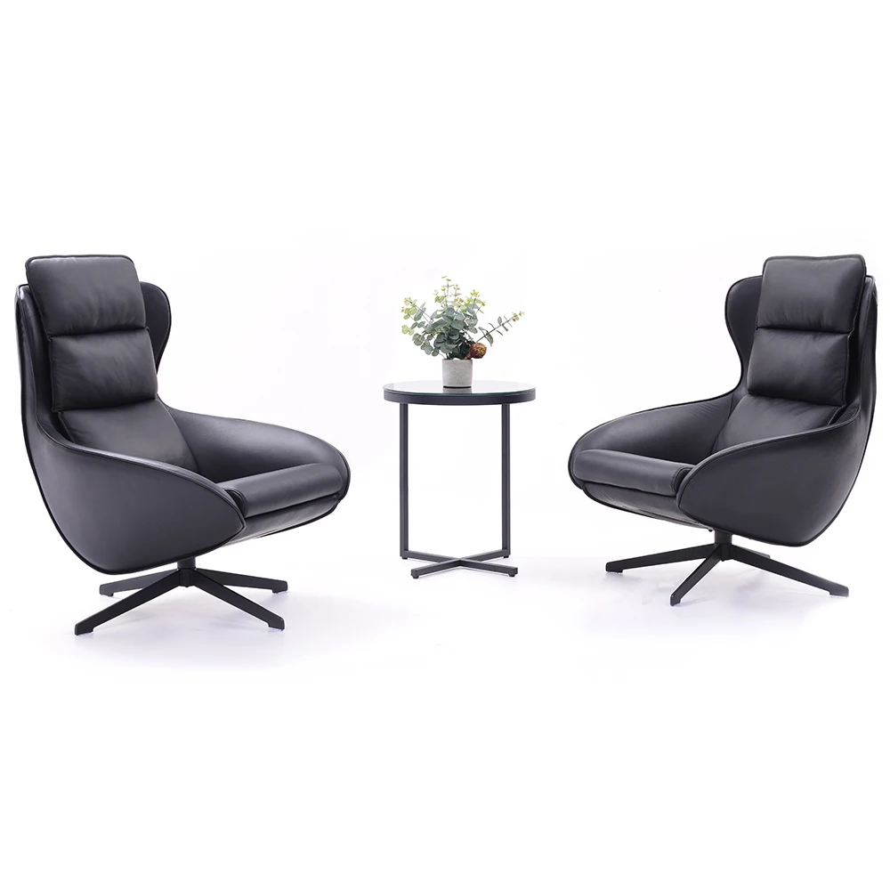 wholesale manufacturer executive black leather couch office furniture houston