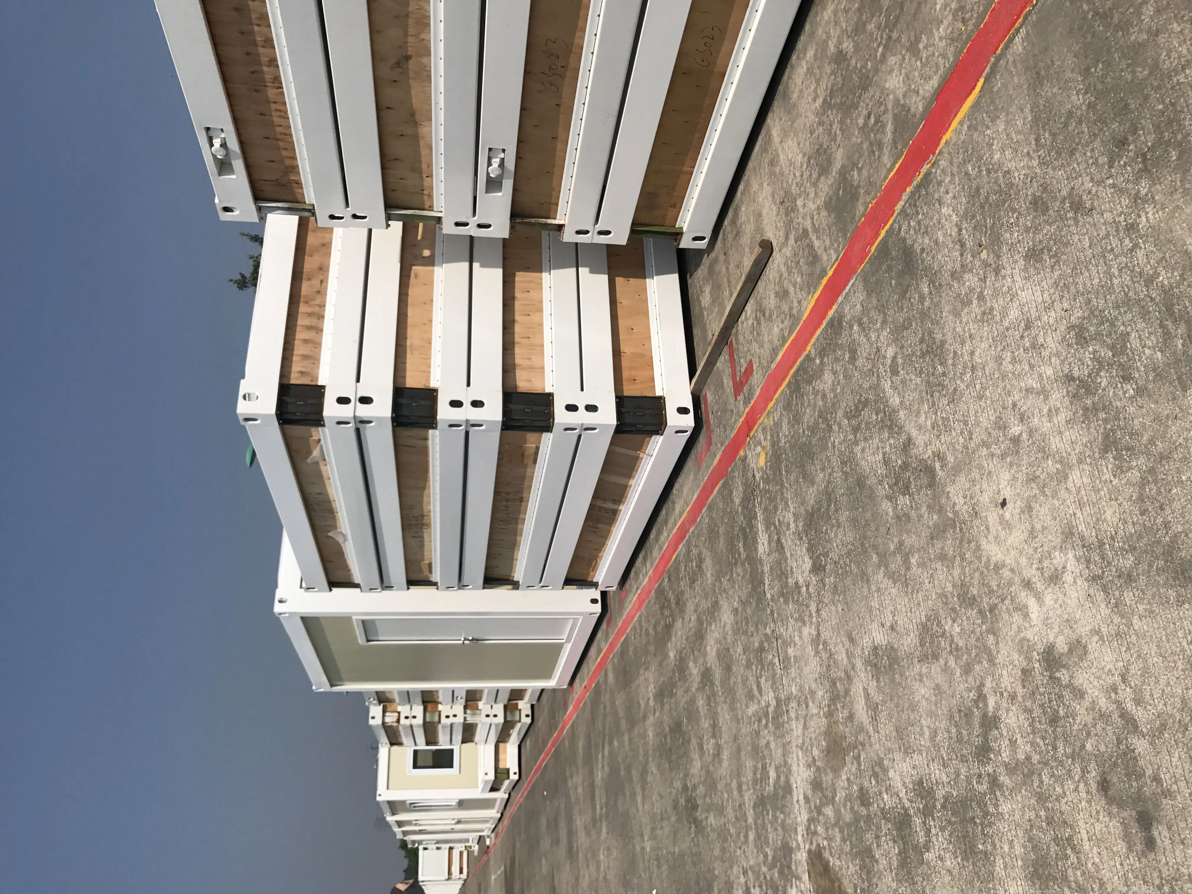 Cheap Prefab Bolt Container Modular House Duplex House Two Storey Container Housing 20 FT Flatpack Homes Prefab House Prices