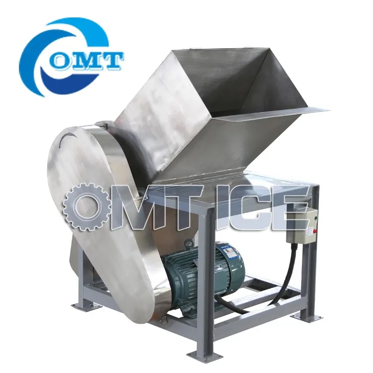 OMT  Industrial Ice Crushing Machine for cube ice or tube ice Cutting Crushed