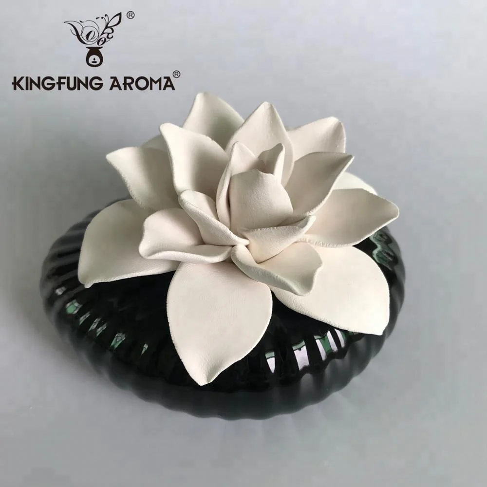 
Ceramic Scent Stone Ceramic Flower Bottle Reed Diffuser Home Decor 