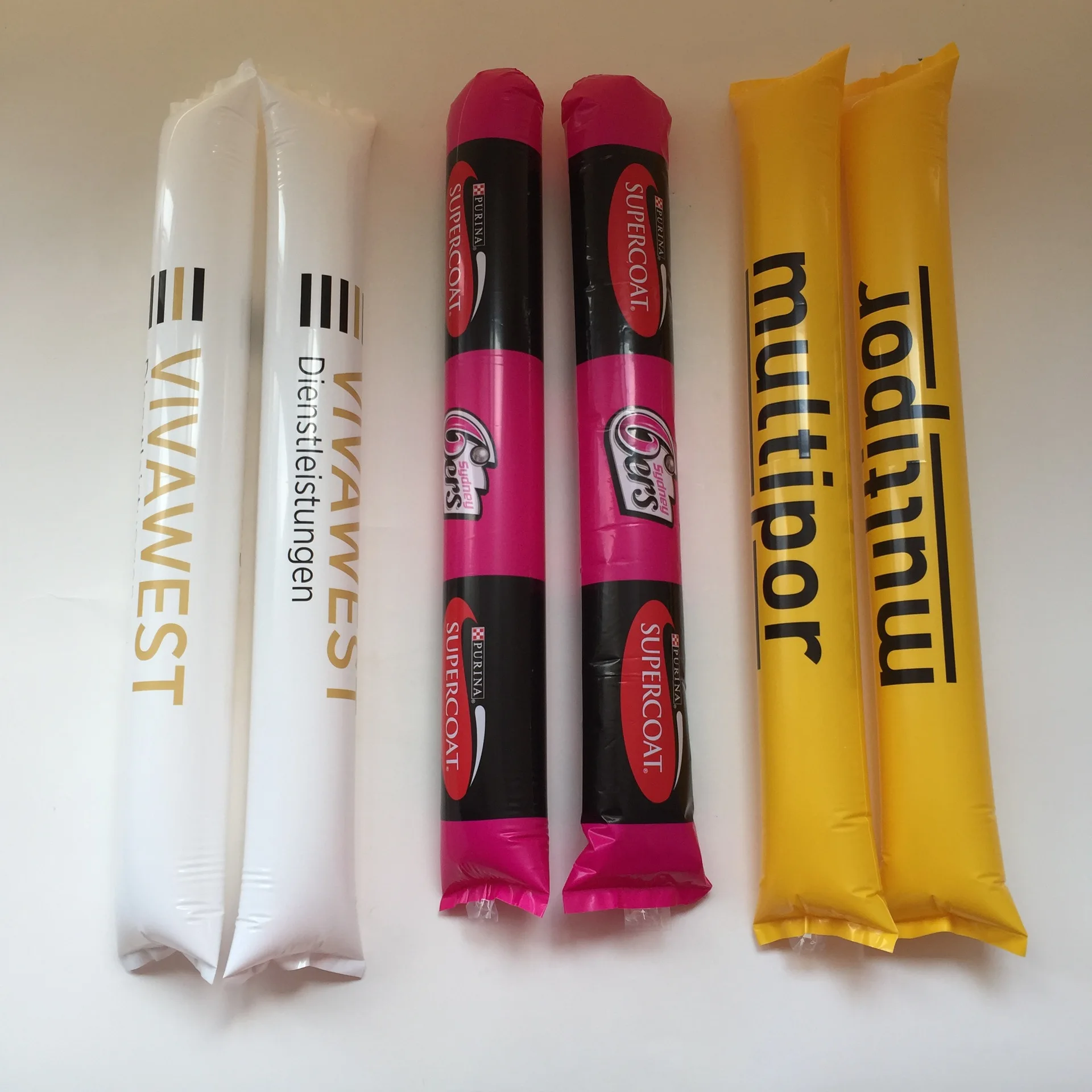 customized Party inflatable bang bang stick and inflatable cheering stick