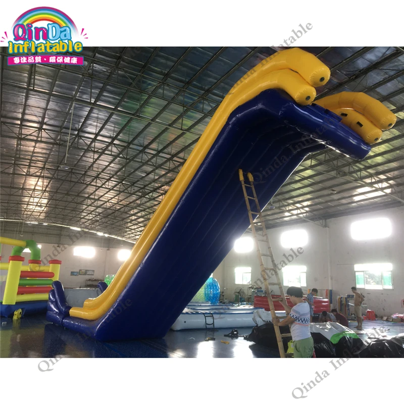 QinDa Inflatable Yacht Slide, Inflatable Slide for Boat, Water Toys for Yachts
