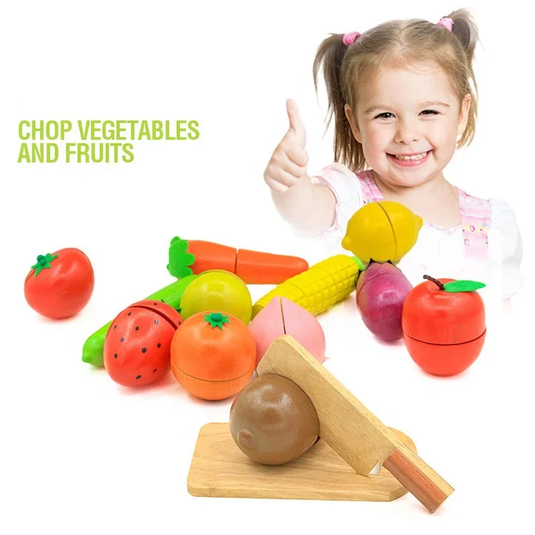 Factory Wholesale Pretend Play Kitchen Cutting Toy Set for Kids