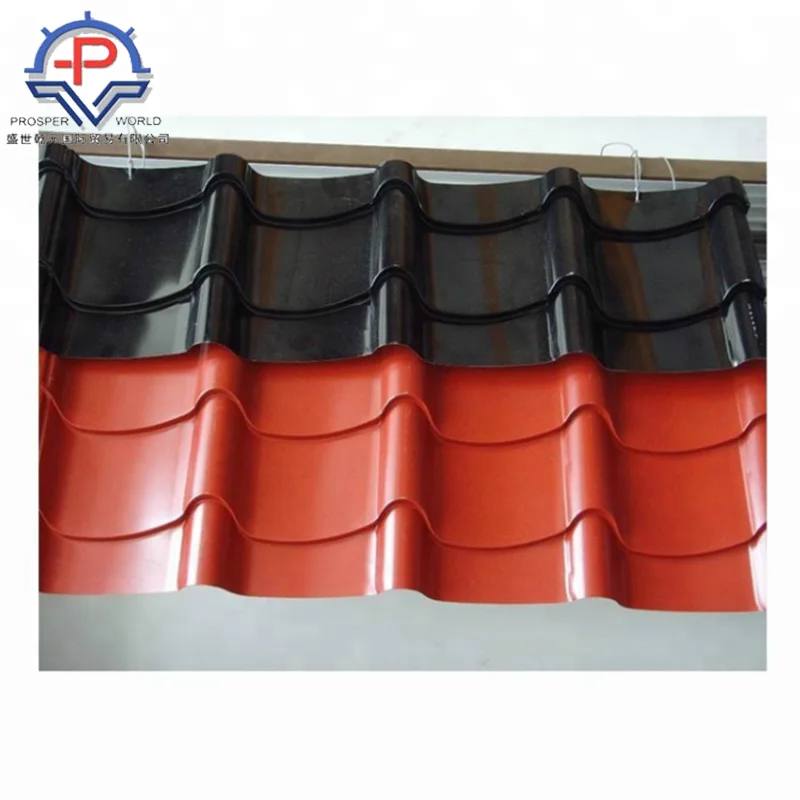 Color-Coated Steel Coils PPGI Roofing Tiles Corrugated Sheets
