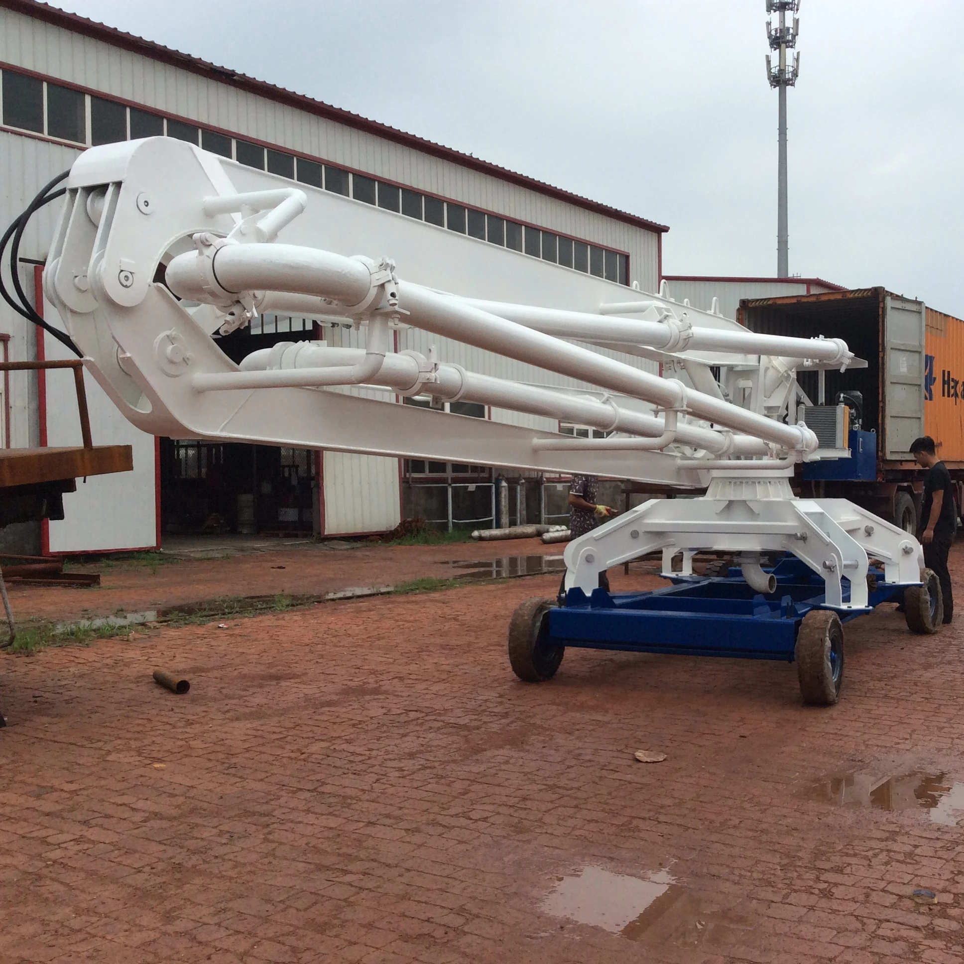 
Mobile Hydraulic placing boom/trailer mobile concrete placing boom 
