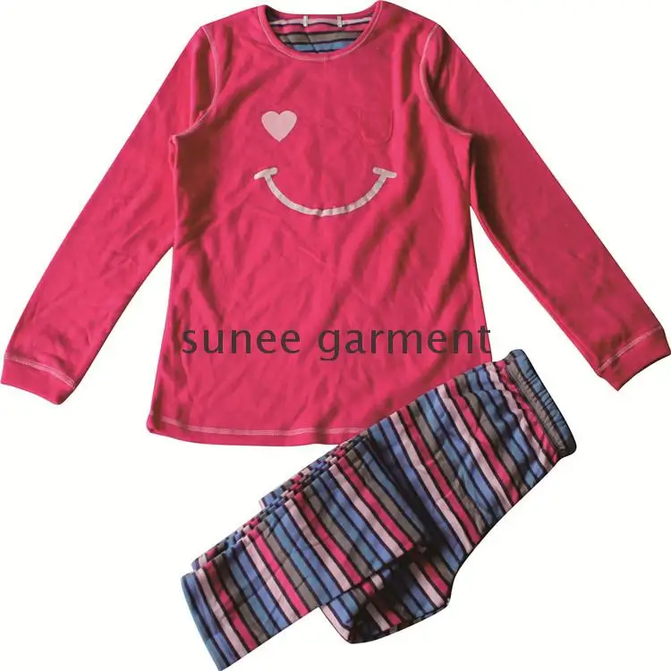 High quality cheap price new arrival wholesale kids striped family pyjamas