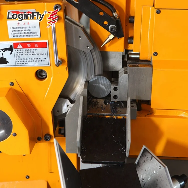 Высококачественная автоматическая металлическая круглая пиловая машина Вертикальная Горизонтальная новая опции включает в себя лопастной двигатель шпинделя