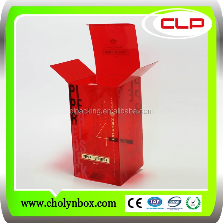 Factory customized cheap transparent packaging box best selling products in china 2016