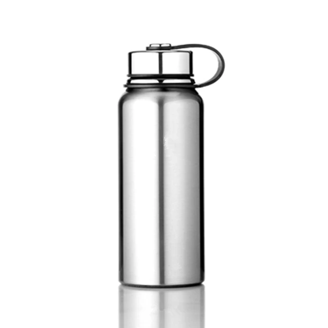 Custom Logo Food Grade 18/8 Stainless Steel Sport Vacuum Flask Insulated Water Bottle With Handgrip