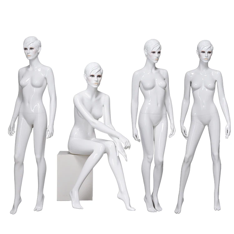 Realistic body painting mannequin Sexy lifelike shop manikins model with hair for fashion