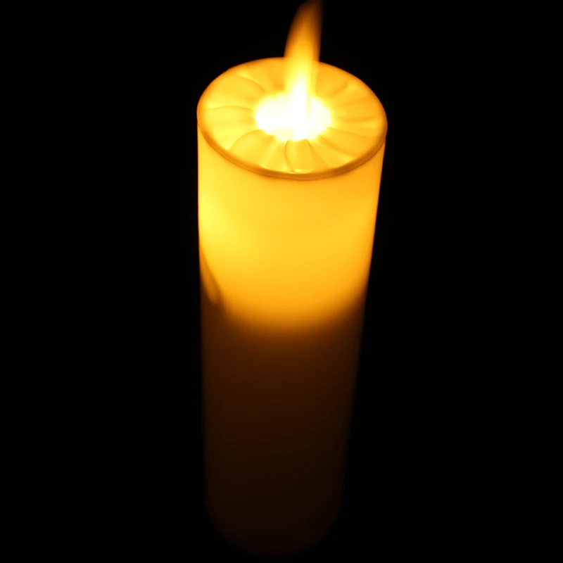 
NEW Most Realistic LED Moving Wick Flameless Electronic small wax led candles 