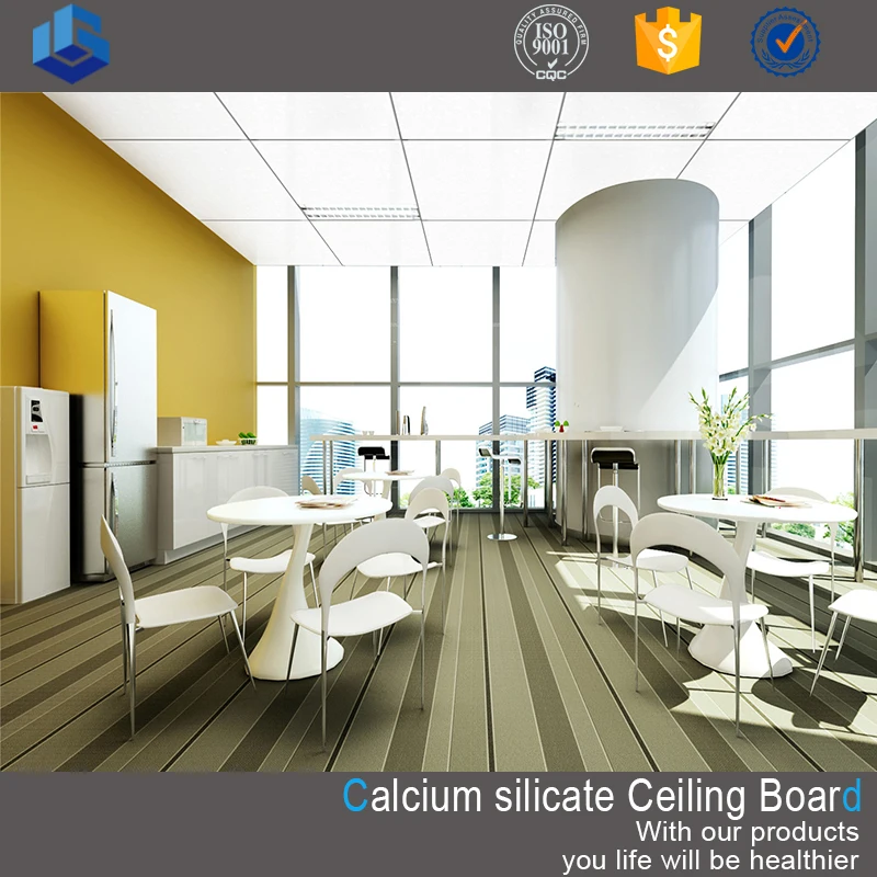 
Acoustic decorative calcium silicate false ceiling specifications 