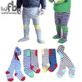 Retail 0 36months tights stockings fashion striped thickened children Kids infant Baby Combed Cotton spring autumn