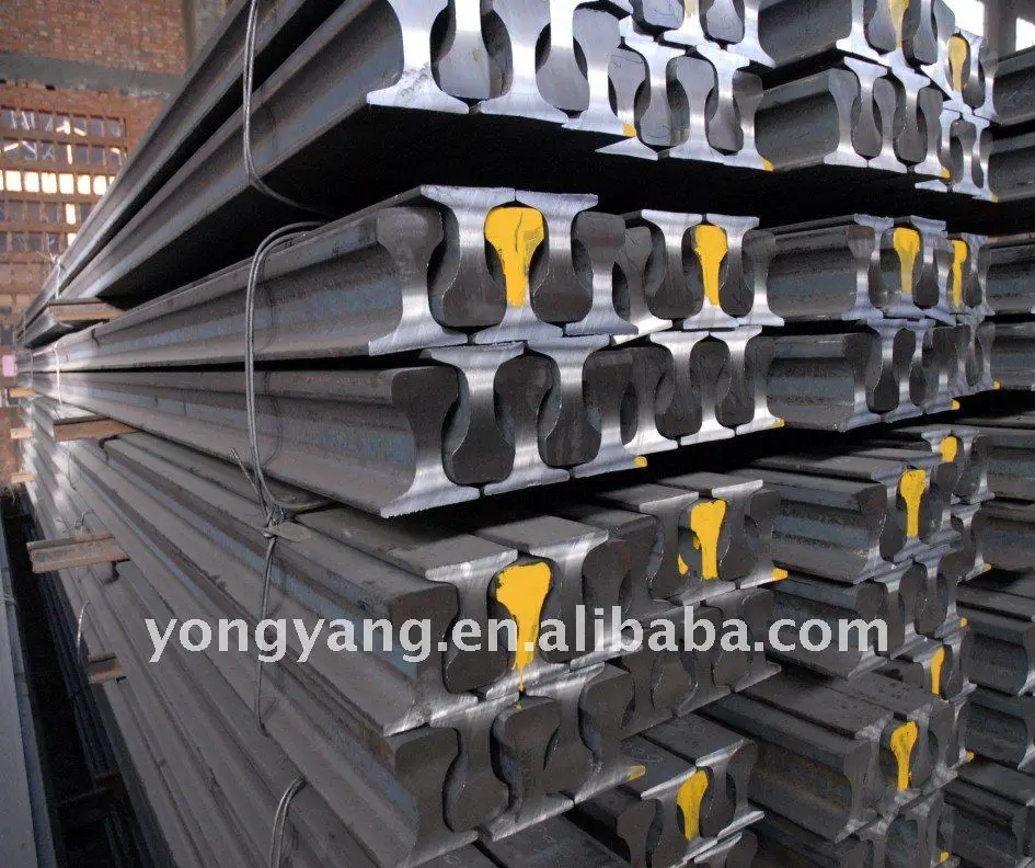 Crane Rail Steel Rail Heavy Rail (QU80) U71Mn