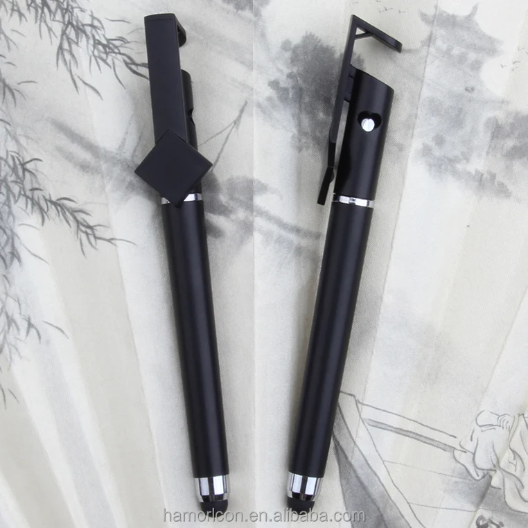 2018 Promotional touch stylus pen for smart board pen phone Mobile phone support gel ink pen