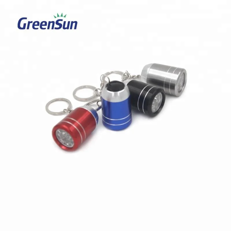 Outdoor waterproof aluminum alloy Mini LED Flashlight Carabiner Clip Keychain Portable Sports Torch