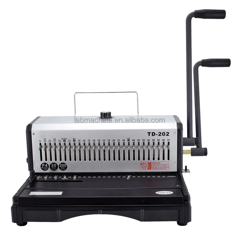 Desk Calendar Calendar Double Coil Binding Machine TD-202