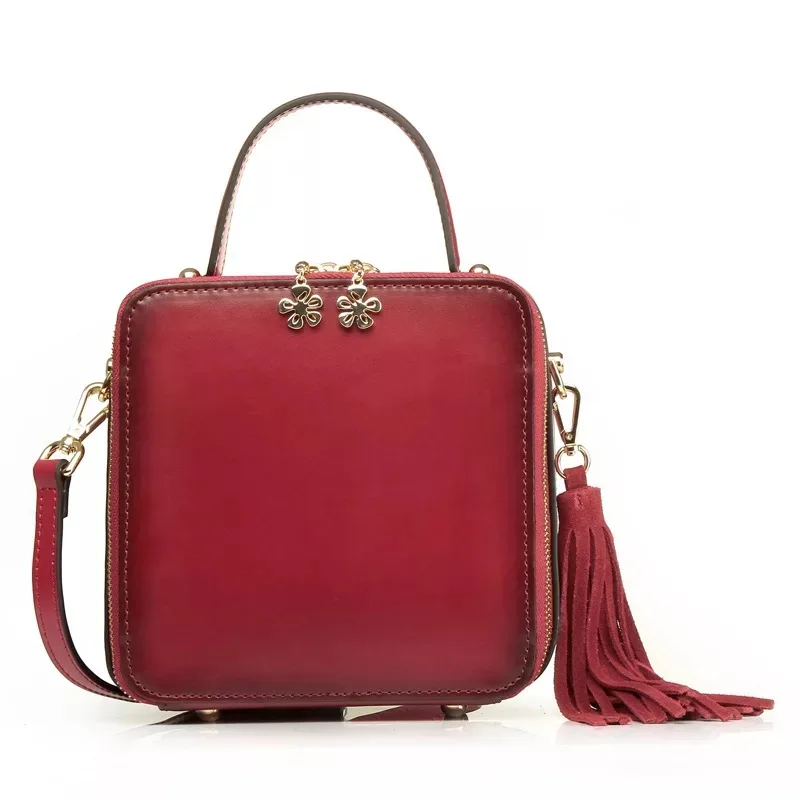 Square handbag manufacturers china vintage leather bags handbag