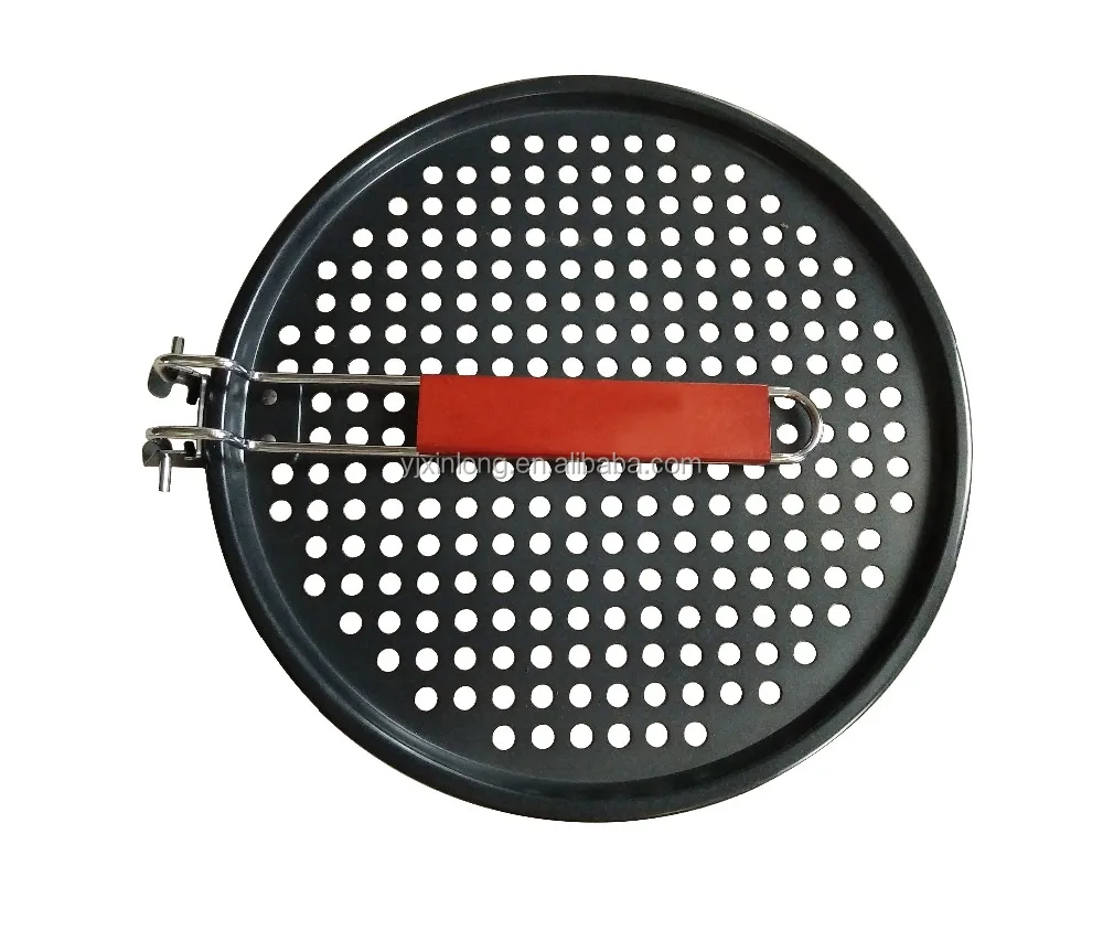 Non Stick Coated Charcoal Companion Pizza Grill Pans