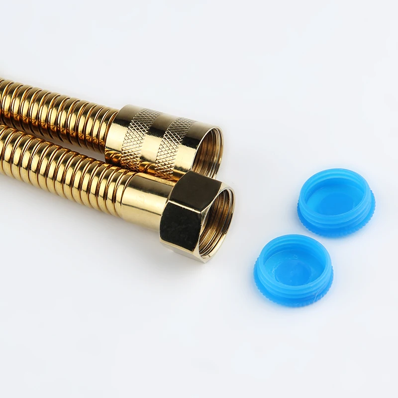 Yuyao high quality Stainless Steel Gold Hand Shower Head Hose