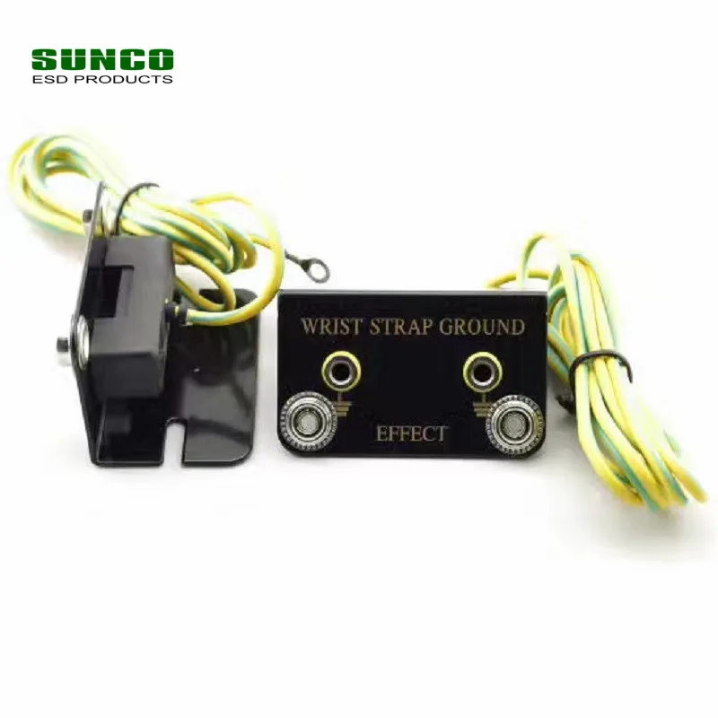 Green yellow Earth grounding wire for ESD anti static rubber mats