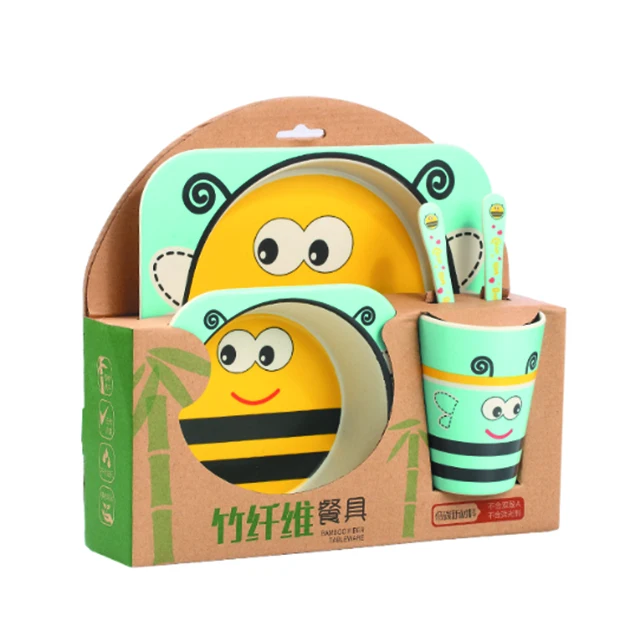 bio dinnerware harmonia spain bamboo dinner set eco kids tableware