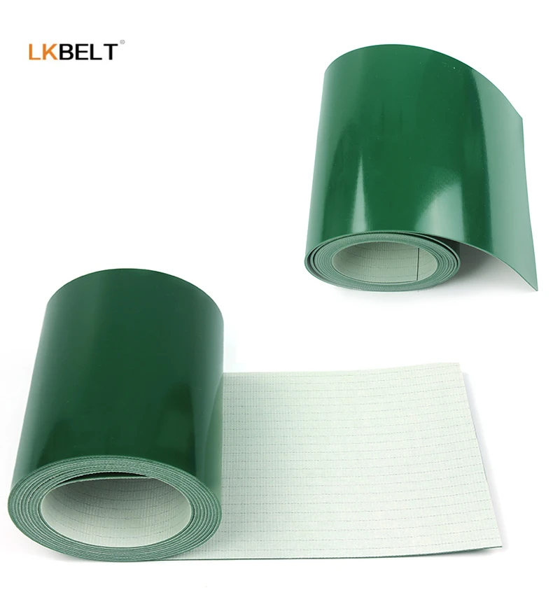 Hot Sale Products  China Manufacture Green PVC Conveyor Belt For Conveyor Belt Roller