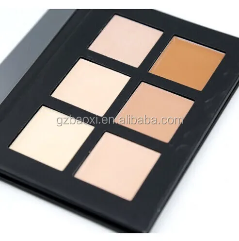Hotsale!!6 Color Cream Contour kit in Paper box makeup palette