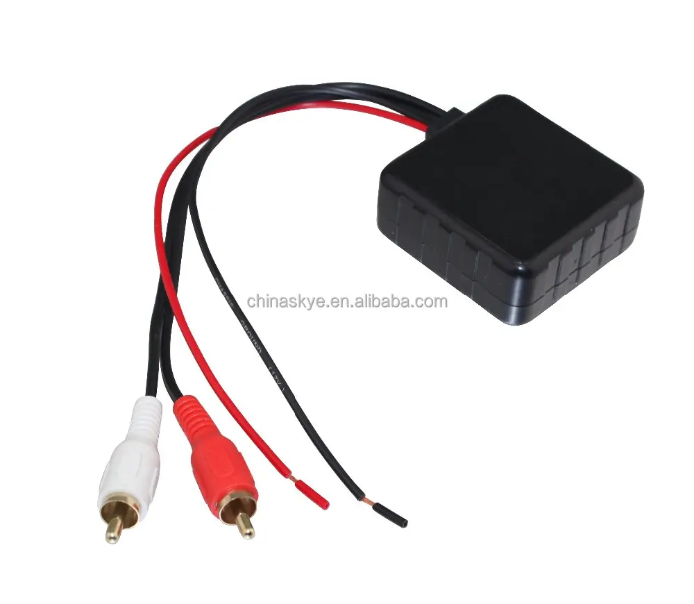 Audio cable 2Rca Input For Car Radio Stereo With Filter Wireless Music Play