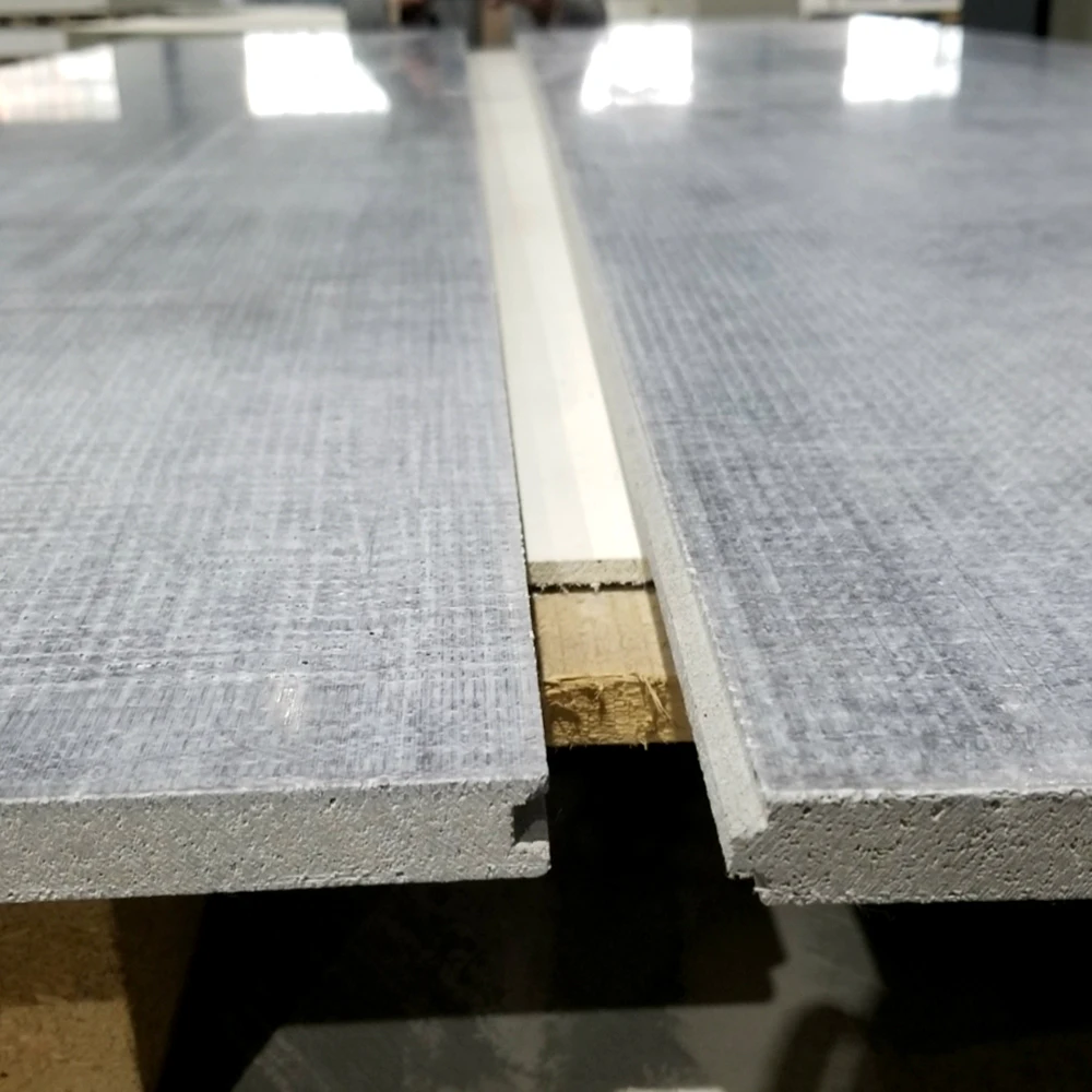 
19mm Grey color Pure sulfate mgo board for floor with high bending strength T/G groove 