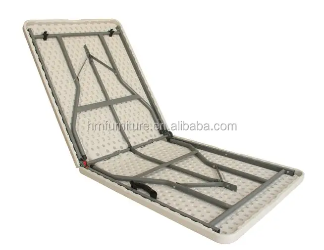 Plastic folding table garden furniture HDPE material easy carry