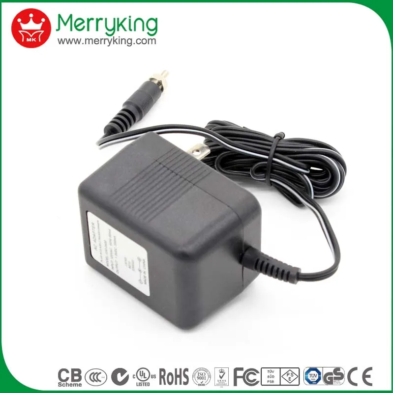 Class 2 Power supply 120V ac dc output 6v 1.5mA linear transformer