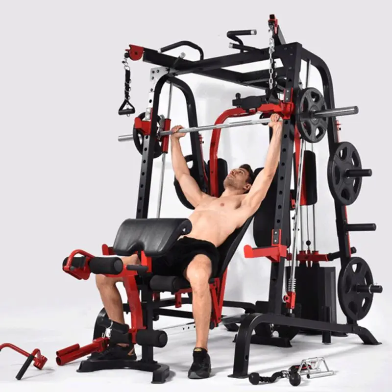 Fitness Body Exercise Smith Gym Machine with Weight Stack