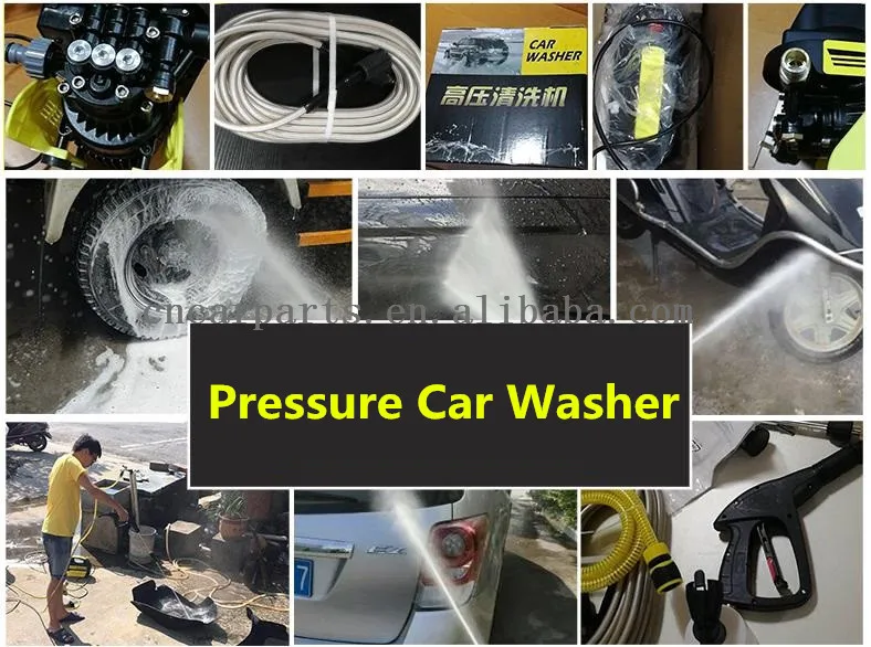 High pressure water jet cleaning carwasher pressure washer