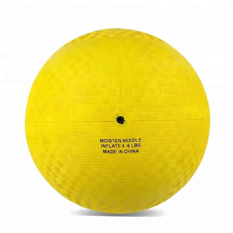 Factory Made Colorful Rubber Playground Ball For Kids Toy