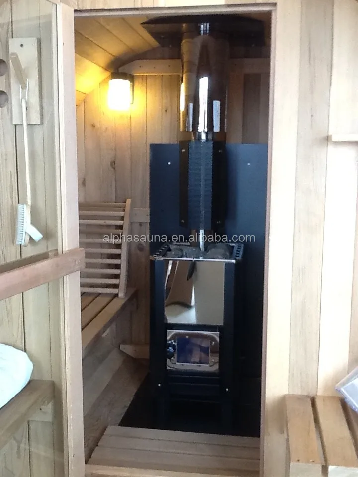 Outdoor Far Infrared/Fired Burn Sauna Barrel Cabin Garden Sauna