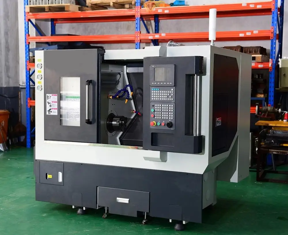 
Slant Bed CNC milling and turning center drill mill lathe mini machine metal (BL-H40TC) 