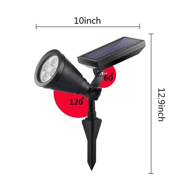 Из светодиодов садовые фонари и солнечная фары YH0502