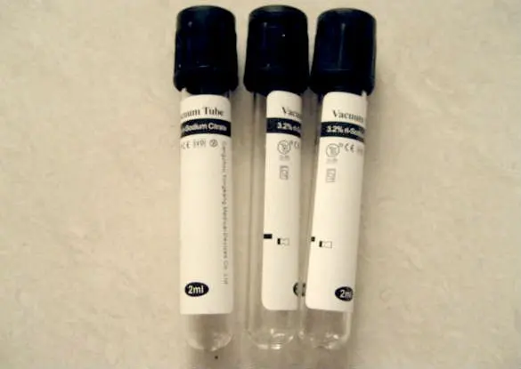 Blood collection esr tube
