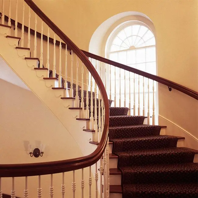 Iron staircase pictures wooden tread curved staircase stairway