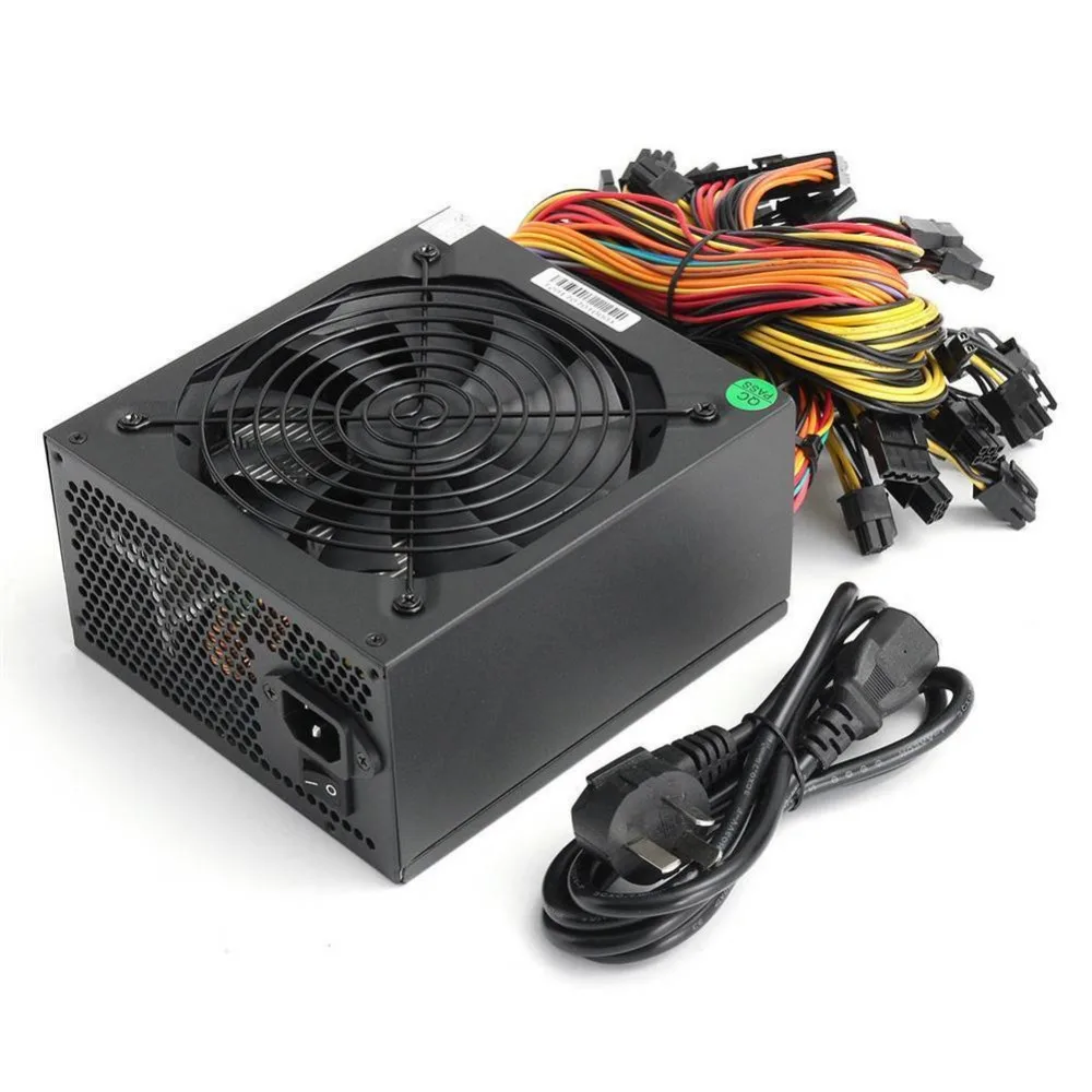  Блок питания ATX питание от qingsea 1600w блок горно-90 Плюс золото с 6GPU графических адаптеров для Eth Rig эфириума монета