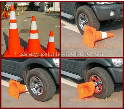 700mm Bright Orange PVC Traffic Barricade Cone