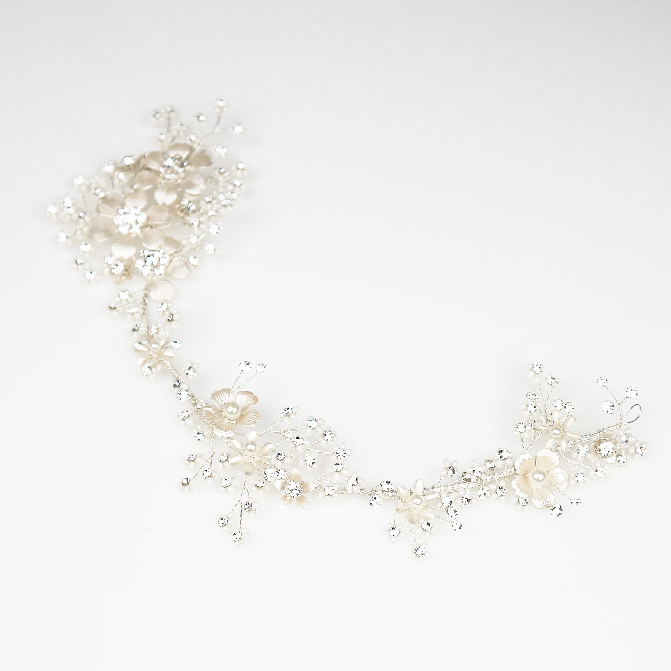 Hot sale high quality silver vintage wedding tiara bridal hair accessories