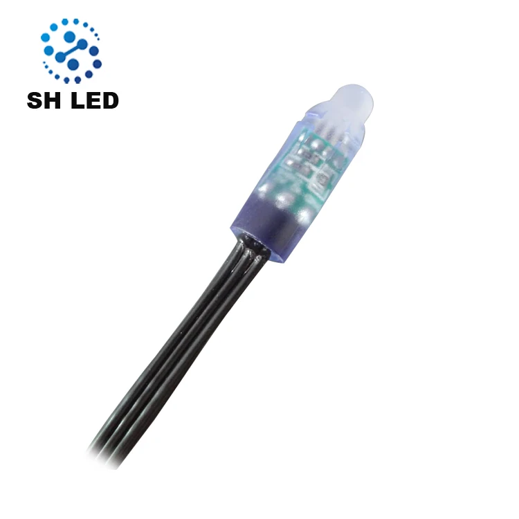 Черный провод Электронный рекламный экран SMD 5050 ws2811 ws2801 12v ip68 led module