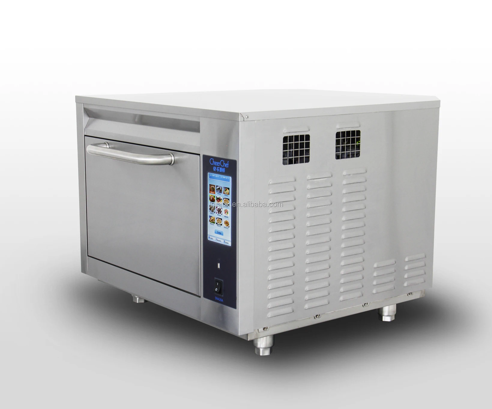 16 times faster, high-speed convection microwave oven with mircrowave, impingement, convection, catalyst converter