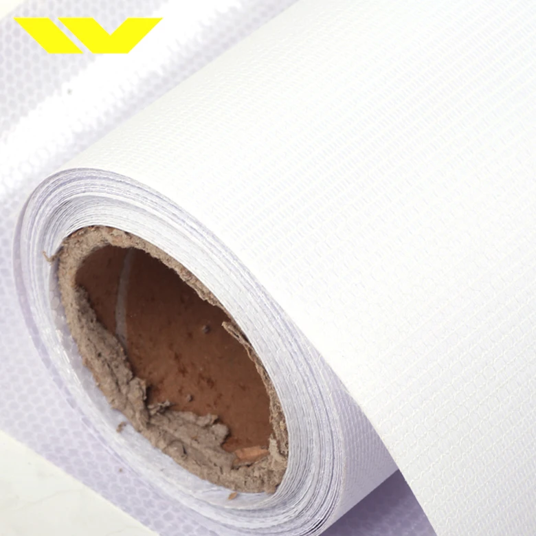Hi-Vis Honeycomb Non-adhesive Reflective Flex Banner Vinyl For Billboard