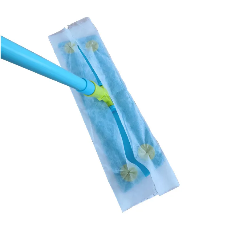 Cross-Lapping Design Nonwoven wet floor cleaning wipe